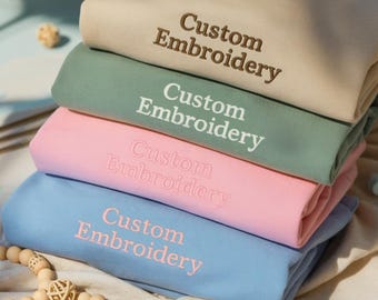 Sudadera bordada personalizada, Sudadera con nombre personalizado para niños, Camiseta bordada para bebés, Conjunto personalizado para bebés, Regalo para niños