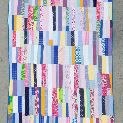 Red Blue & Yellow Quilt Etsy