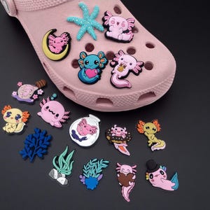 Ocean Theme Shoe Charms for Crocs – Starfish Seagrass Sea Shell PVC Accessories – DIY Clog Decorations for Beach & Summer Vibes
