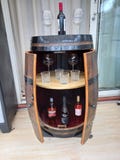 Reclaimed Wine Barrel Drinks Cabinet – Rustic Home Bar Storage | Handmade Pub & Restaurant Furniture product logo