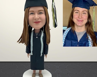 Figurines personnalisées pour remise des diplômes, cadeaux de remise des diplômes personnalisés, poupées personnalisées, cadeaux commémoratifs de remise des diplômes personnalisés