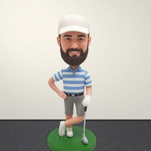 Customized golf bobblehead dolls, golf gifts for men, customized gifts for golf enthusiasts, customized boss bobblehead dolls