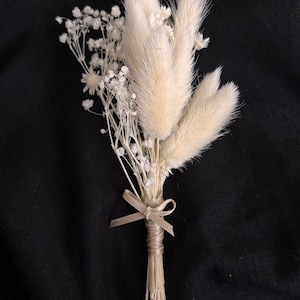 Dried Flowers Buttonhole | Boutonnière | Rustic Wedding Flowers | Grooms Buttonhole | Groomsman’s Buttonhole | Handmade with Ribbon