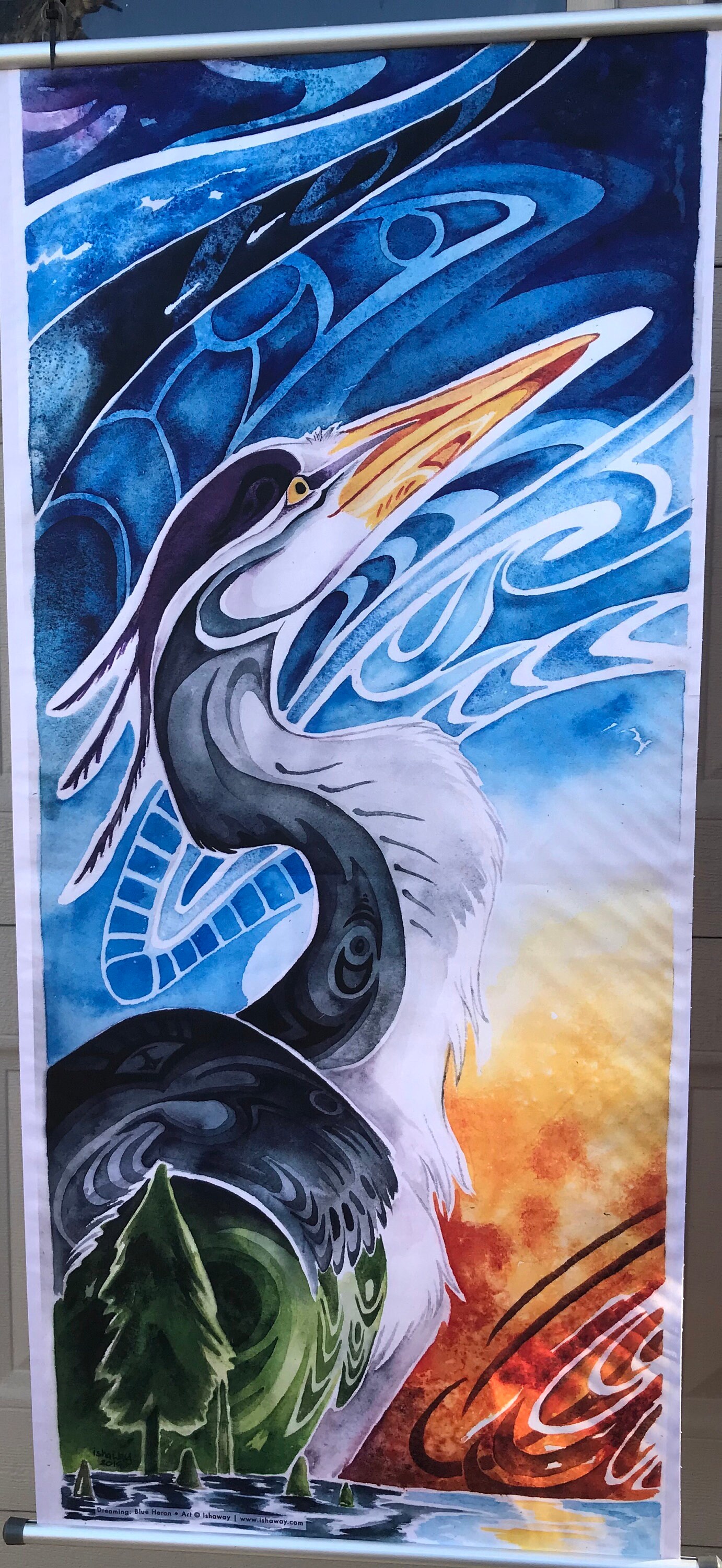 Artist Cloth Wall Scrolls Hanging Art Tapestry Wall Etsy