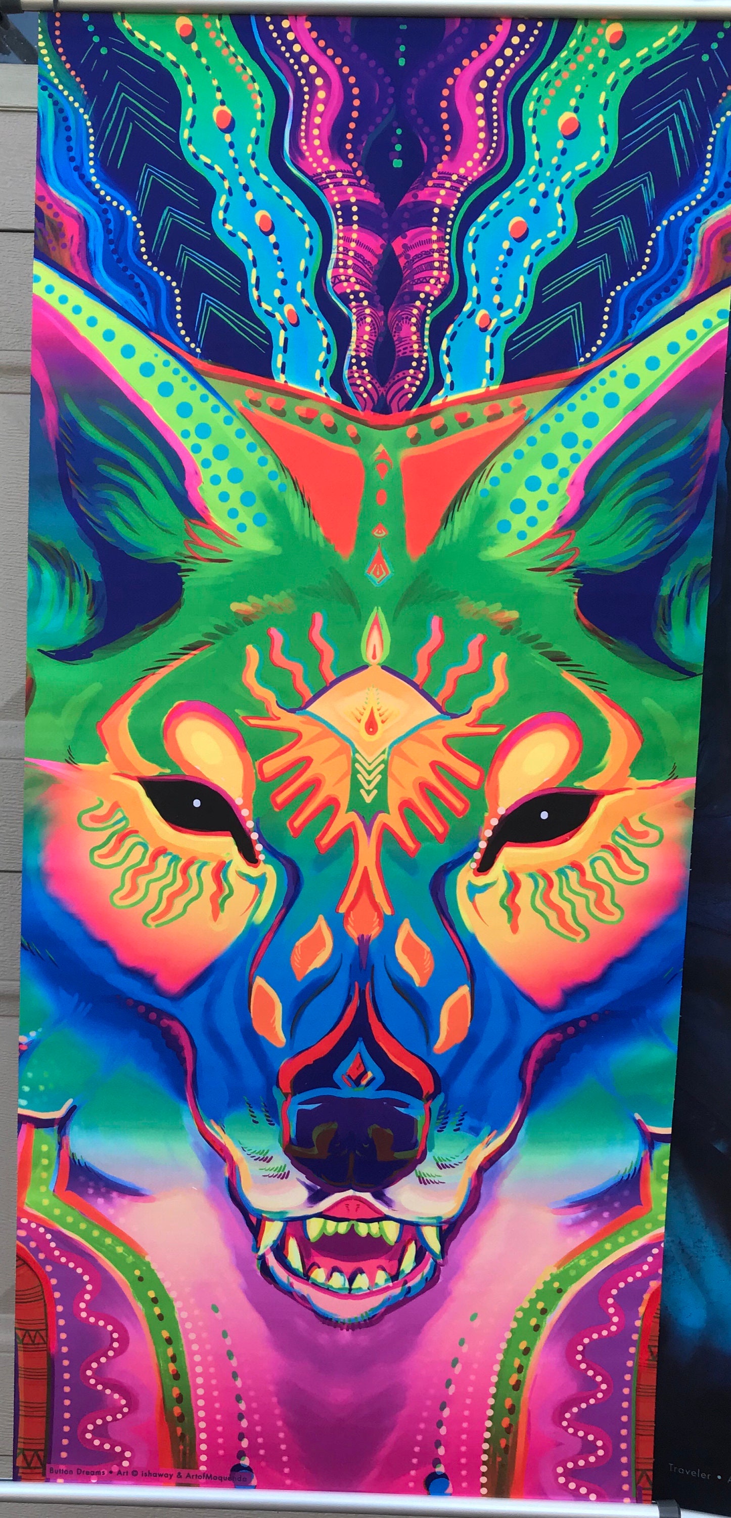 Artist Cloth Wall Scrolls Hanging Art Tapestry Wall Etsy