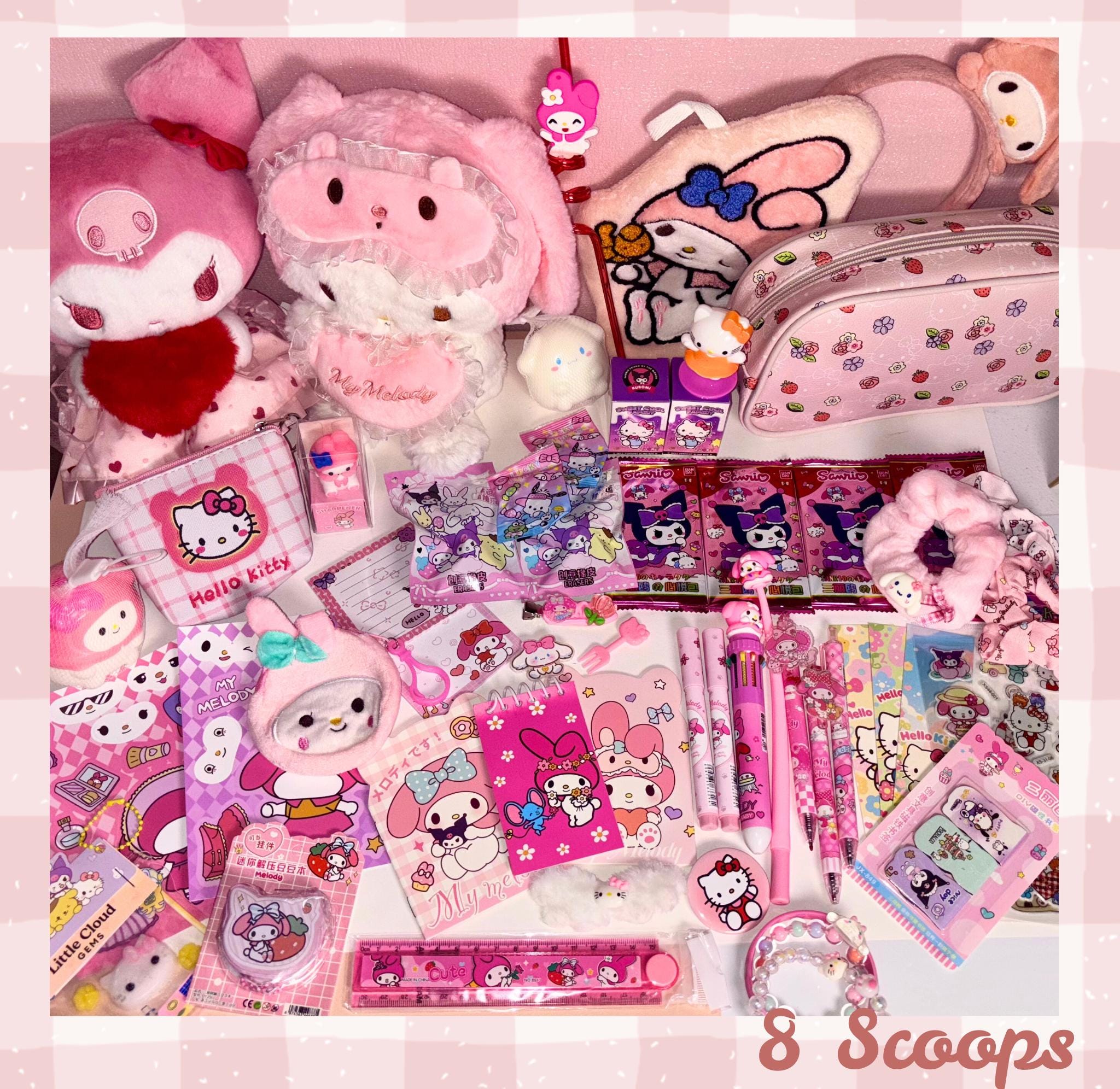 Lucky Scoop ハローキティ ぬいぐるみ Sanrio Luxury Lucky Scoop | Hello Kitty and Friends Plushies, Bags
