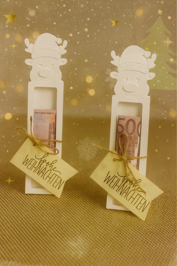Geldgeschenk Weihnachten, Geldgeschenkverpackung, Wunscherfüller, Weihnachtsgeschenk Freunde, Familie, Kinder, Kollegen