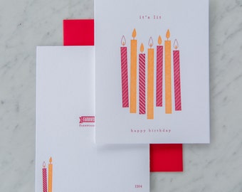 Its Lit - Birthday Candles Card