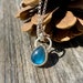 Collier labradorite bleue, collier réversible, collier montagne, collier d'orfèvre OOAK