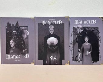 Manacled Novel Book, Fan Hardcover Book, Blinding Book, Magic Novel, Gift For Her, Collector's Limited Edition