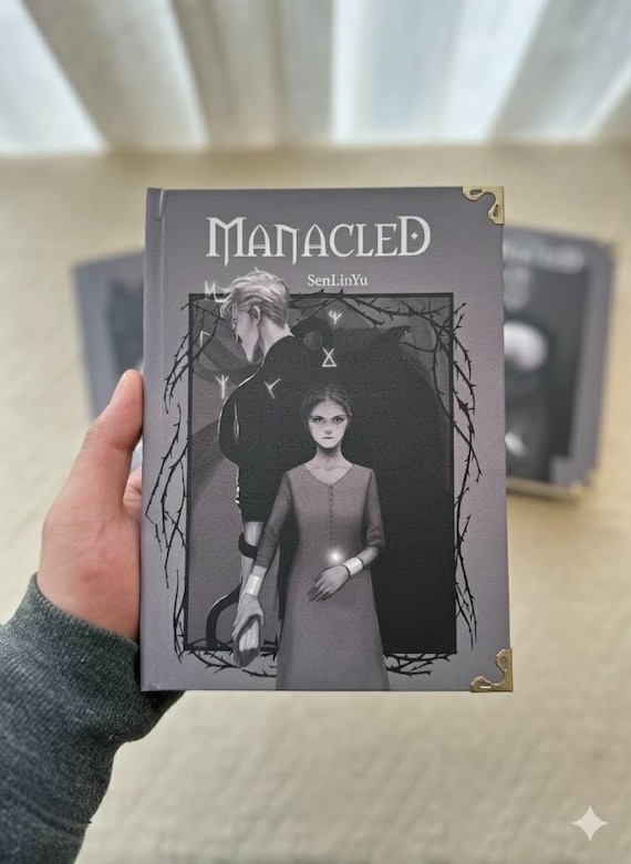 Manacled Novel, Manacled Hardcover Book, Blinding Book, Magic Novel, Gift For Her, Collector's Limited Edition, Senlinyu Fanfic
