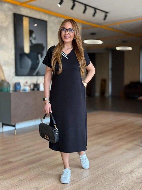 black cotton summer dress midi Cotton Poplin Halter Midi Dress