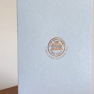 Carte typographique Lucky Penny