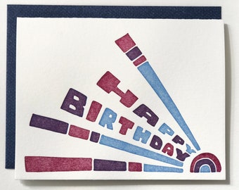 Happy Birthday | Letterpress Card