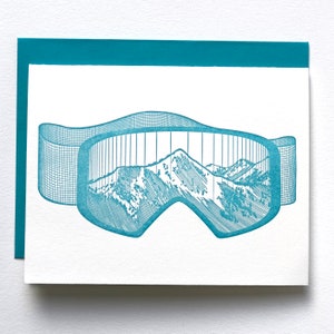 Lunettes de ski Reflection | Carte typographique