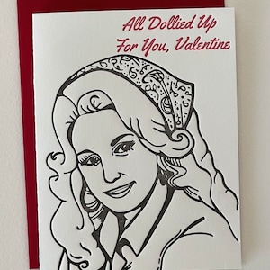 Dolly Parton, alles für dich gedohlt | Buchdruck Karte