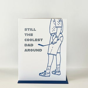 Coolste vader | Boekdruk Vaderdagkaart
