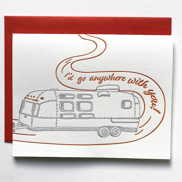 Airstream Camper | Letterpress Card