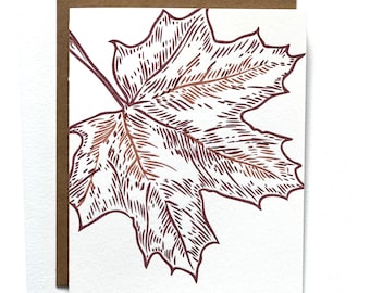 Maple Leaf | Letterpress Card