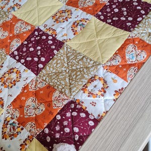 Handmade Patchwork Quilt Cot/Lap quilt