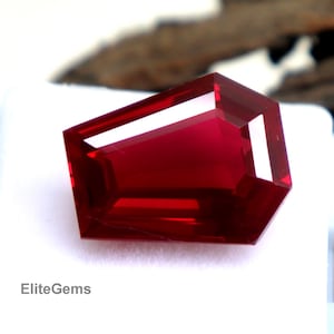 Unheated Untreated AAA Red Ruby Gemstone Loose Gemstone 17ct Faceted Certified Ruby Amazing Cut & Quality Stone Mined Ruby Ring Size Pendant