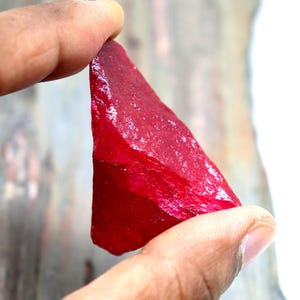 Certified Unheated Untreated Raw Rough Natural Pink Ruby 115CTs Rough Pink Ruby Loose Gem Rough Chunk Ruby Mined Rough Ruby Raw Best OFFER