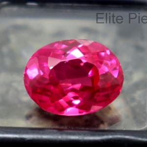 Excellent Quality Pink Ruby Loose Oval Cut 9Ct Faceted Certified Ruby Gemstone Burma Natural Ruby Gemstone Best Quality In Best Offer EVER