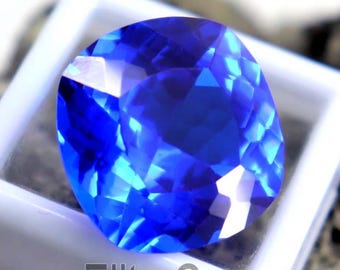 Ceylon Natürliche Große Größe Royal Blue Saphir Lose 15 Karat Kissenschliff Saphir Stein AAA Qualität Zertifiziertes Saphir Geburtstagsgeschenk, Geschenk für Sie