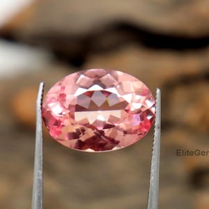 AAA Certified Padparadscha Sapphire Oval Cut Amazing Cut & Quality Sapphire Natural Loose Gemstone 8-9ct Sapphire Jewelry ,Best Gift For Her