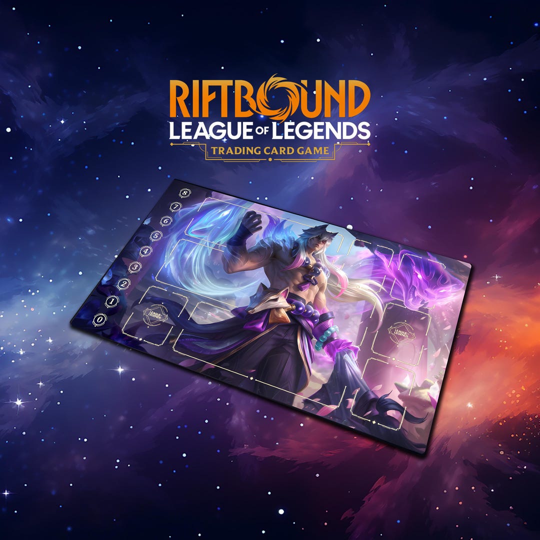 Riftbound Playmat [spirit Blossom Sett] League of Legends TCG Card Game ...