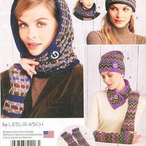 Simplicity 1216 One Size Sewing Pattern - Misses' Cold Weather Accessories - Sized for Stretch Knits Only - Simplicity Pattern