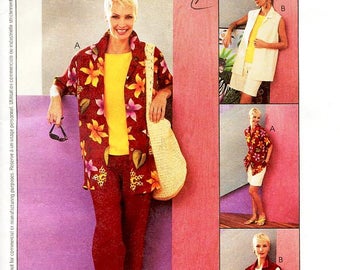 Sz 20 Thru 24 - McCall's Separates Pattern 3249 - Misses' Shirt, Top, Pull-on Pants and Shorts - McCall's Patterns