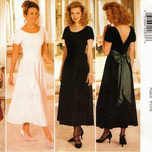 Sz 6 Thru 10 - Butterick Sewing Pattern 4258 by Donna Ricco - Misses&#39; Lined Evening/Coctail Dress - Butterick Pattern