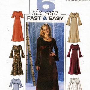Sz 6 Thru 10 Butterick 4018 Sewing Pattern  Misses&#39; Fast & Easy Dresses - Butterick Pattern