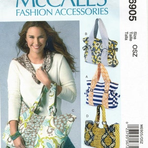 McCall&#39;s Fashion Accessories M6905 - Misses&#39; Fashion Lined bags in Four Styles - McCall&#39;s Pattern