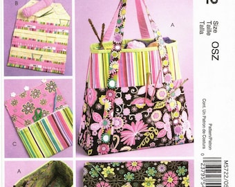 McCall's M5722 Craft Sewing Pattern - Borsa, organizer per ferri circolari e astuccio - McCall's Pattern