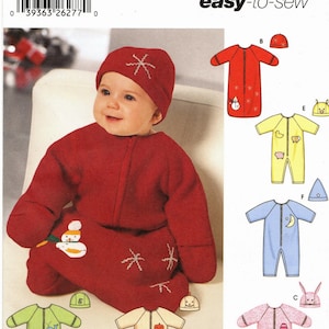 Sz - XXS Thru Sm - Simplicity Easy-to-Sew Pattern 5720 - Karen Z Design Babies&#39; Bunting, Romper, and Hats - Simplicity Pattern