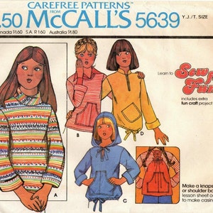 Sz Small - McCall&#39; 5639 - Sew for Fun - Young Junior/Teen Set of Tops in 4 Styles and lesson making a Knapsack - McCall&#39;s Pattern