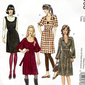 Sz 14/16/18/20 - McCall&#39;s Dresses And Jumper Pattern M5468