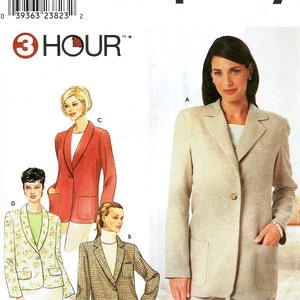 Sz 6 Thru 12 -  Simplicity Three Hour Pattern 9138 - Misses&#39; Jacket with Front Variations, Four Styles - Simplicity Patterns