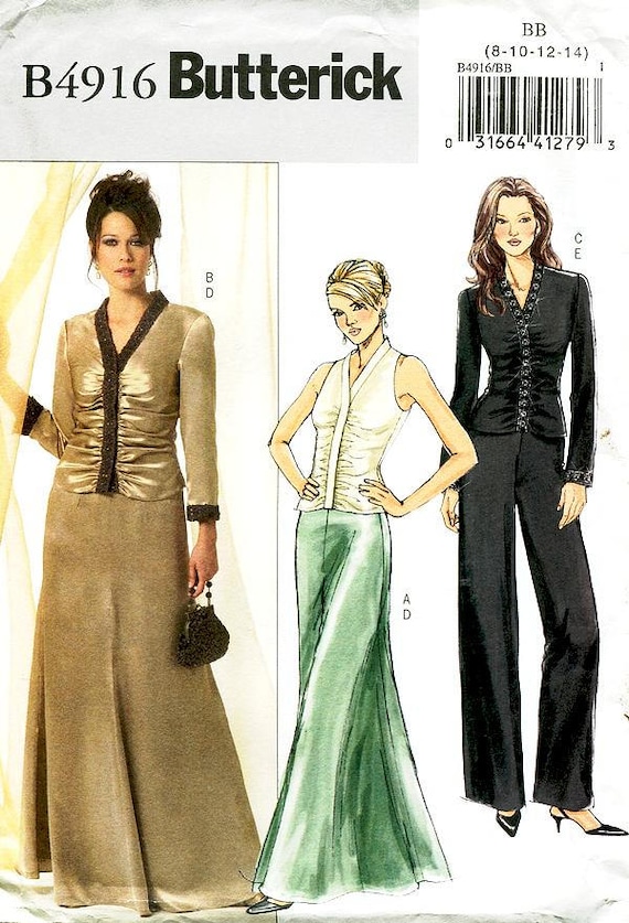 Sz 40404040 Butterick Pattern B40 Misses' Ruched Etsy Impressive Butterick Patterns Sz 40404040 Butterick Pattern B40 Misses' Ruched Etsy Impressive Butterick Patterns