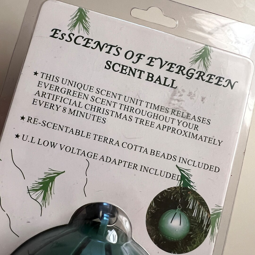 Esscents of Evergreen Scent Ball Christmas Pine Tree Scent Etsy