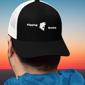 Flipping Docks Trucker Hat | Bass Fishing Hat | Fisherman Gift | Reel Life Apparel