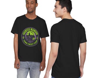 Haunted Mansion Tomb Sweet Tomb Tee, Unisex T-Shirt for Halloween Fans, Spooky Graphic Shirt, Scary House Top, Creepy Tee, Ghost Theme Shirt