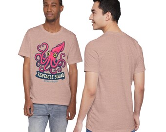 Tentacle Squad T-Shirt, Octopus Tee, Nautical Shirt, Ocean Lover Gift, Sea Creature Top