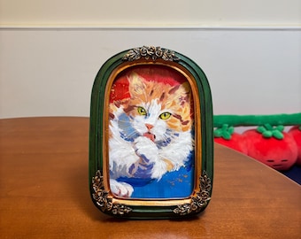 Handmade Custom Pet Portrait, Dog & Cat Memorial Painting