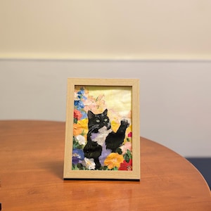 Custom Pet Portrait from Photo, 100% Handmade Acrylic, Oil or Watercolor Dog & Cat Portrait, Personalized Pet Memorial Wall Art
