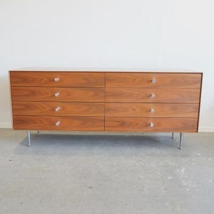 Authentic 1950s George Nelson Herman Miller 8-Drawer Walnut Dresser – Mid-Century Modern Icon
