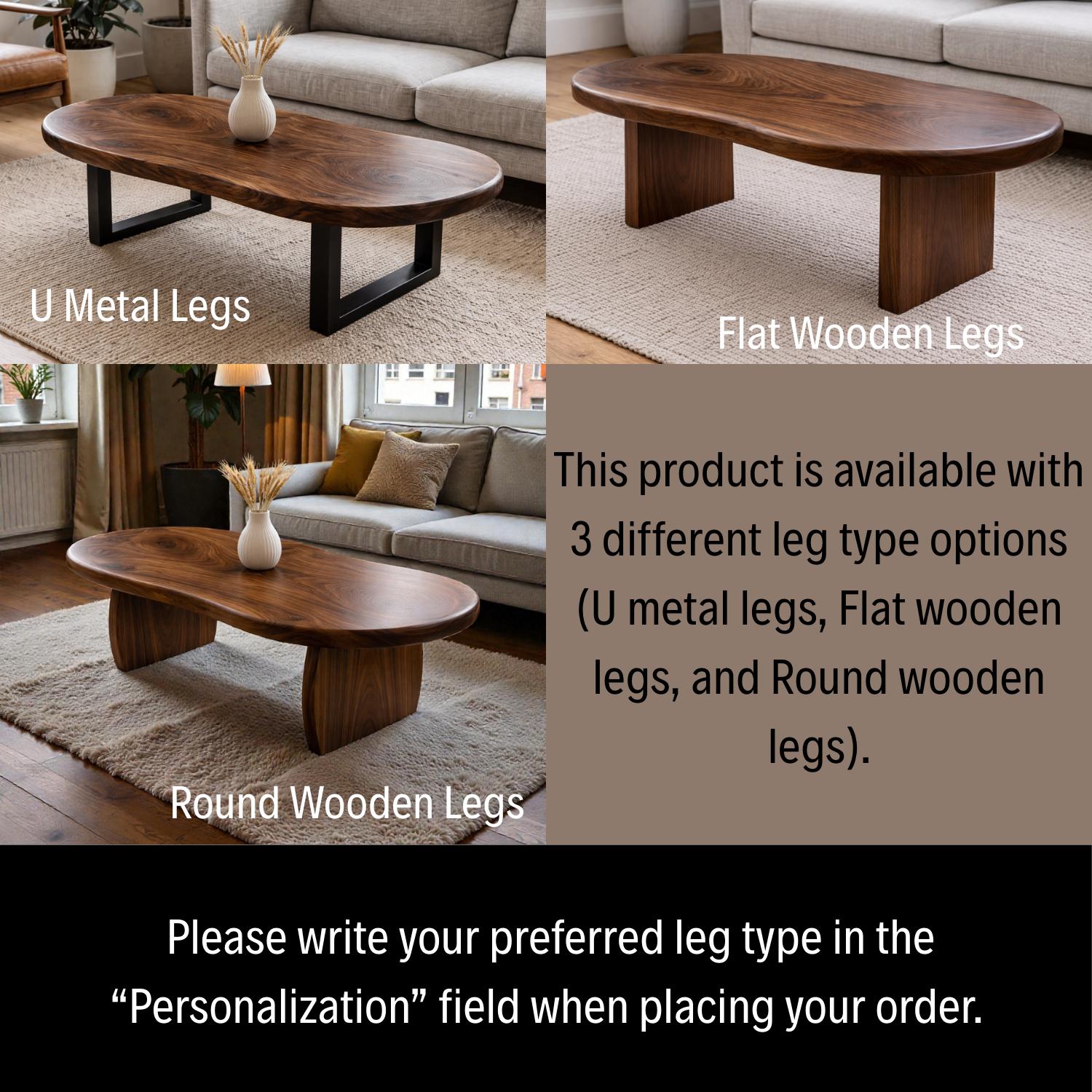Asymmetrical Live Edge Coffee Table, Reclaimed Wood End Table ...