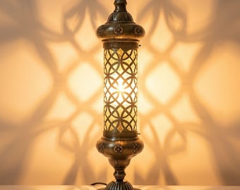 Hand-Blown Glass Floor Lamp | Unique Statement Lighting | Mid-Century Modern Inspired Home Decor